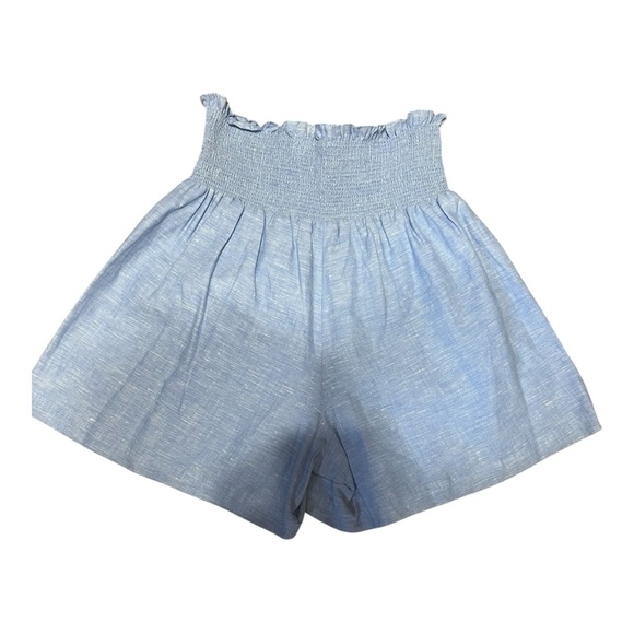 Sachin + Babi Vivi Linen Smocked Waist Lined Shorts - Picture 2 of 3